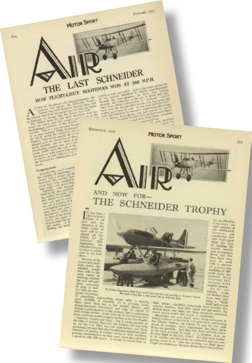 Motor Sport’s report on the final Schneider Trophy event back in October 1931