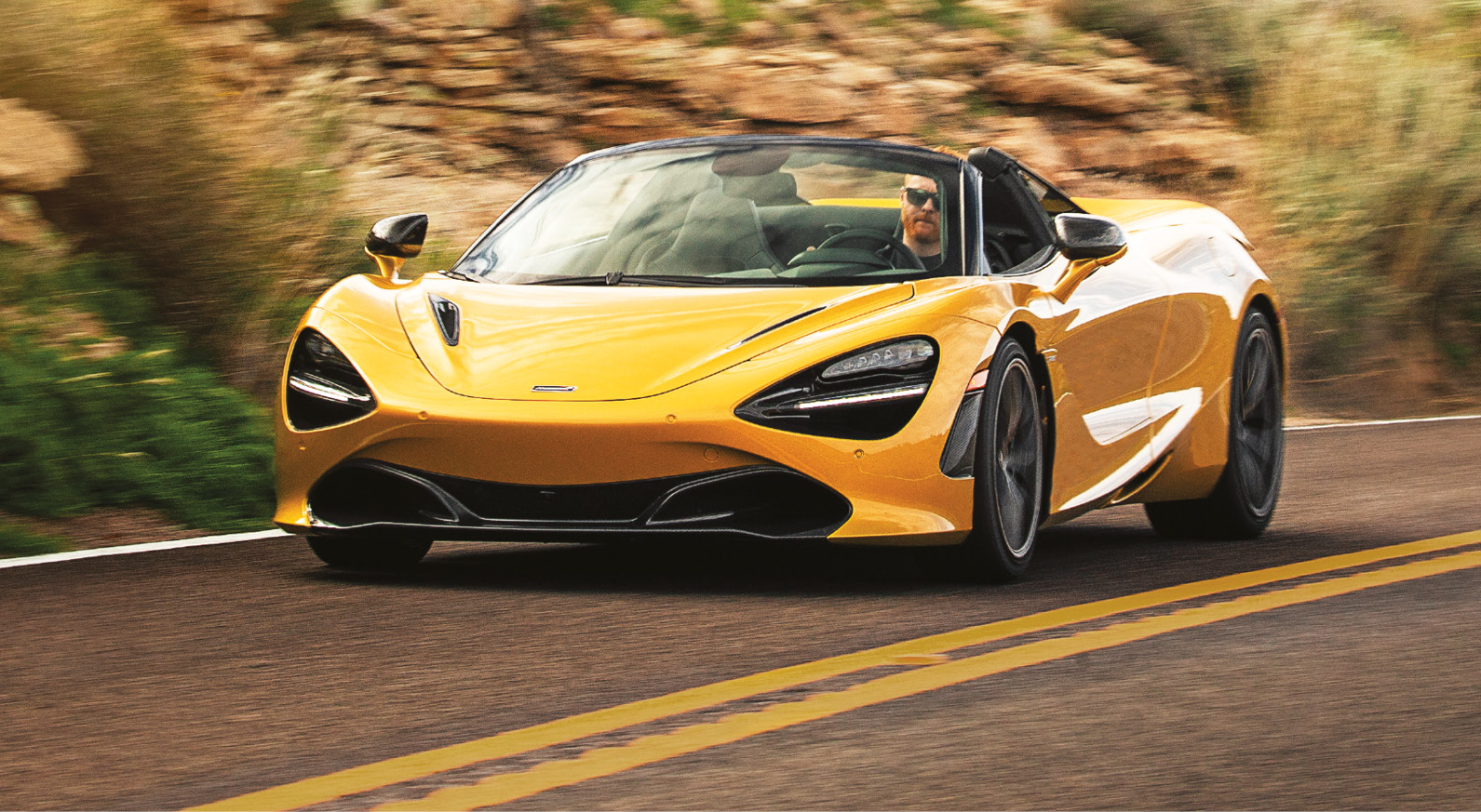 The 720S Spider lacks none of the rigidity of the hard-top sister car