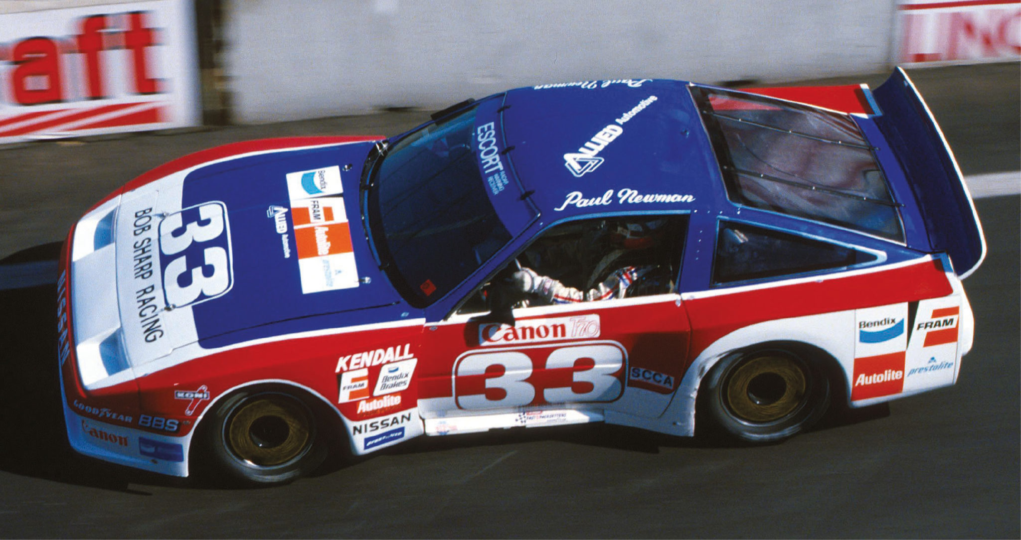 Newman’s greatest successes came in Trans-Am, here in a Bob Sharp-run Nissan 300ZX Turbo