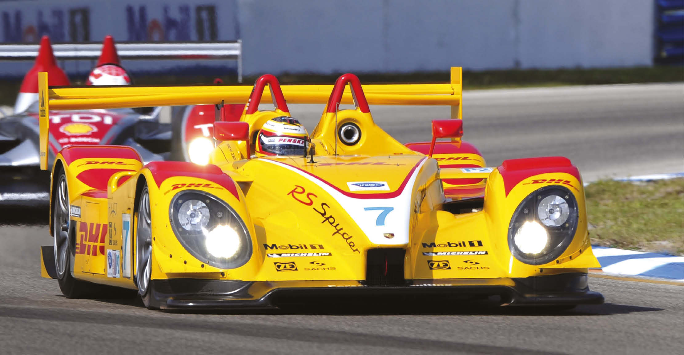 Team Penske operated Porsche’s LMP2 programme, and beat the LMP1 Audis at Sebring in 2008