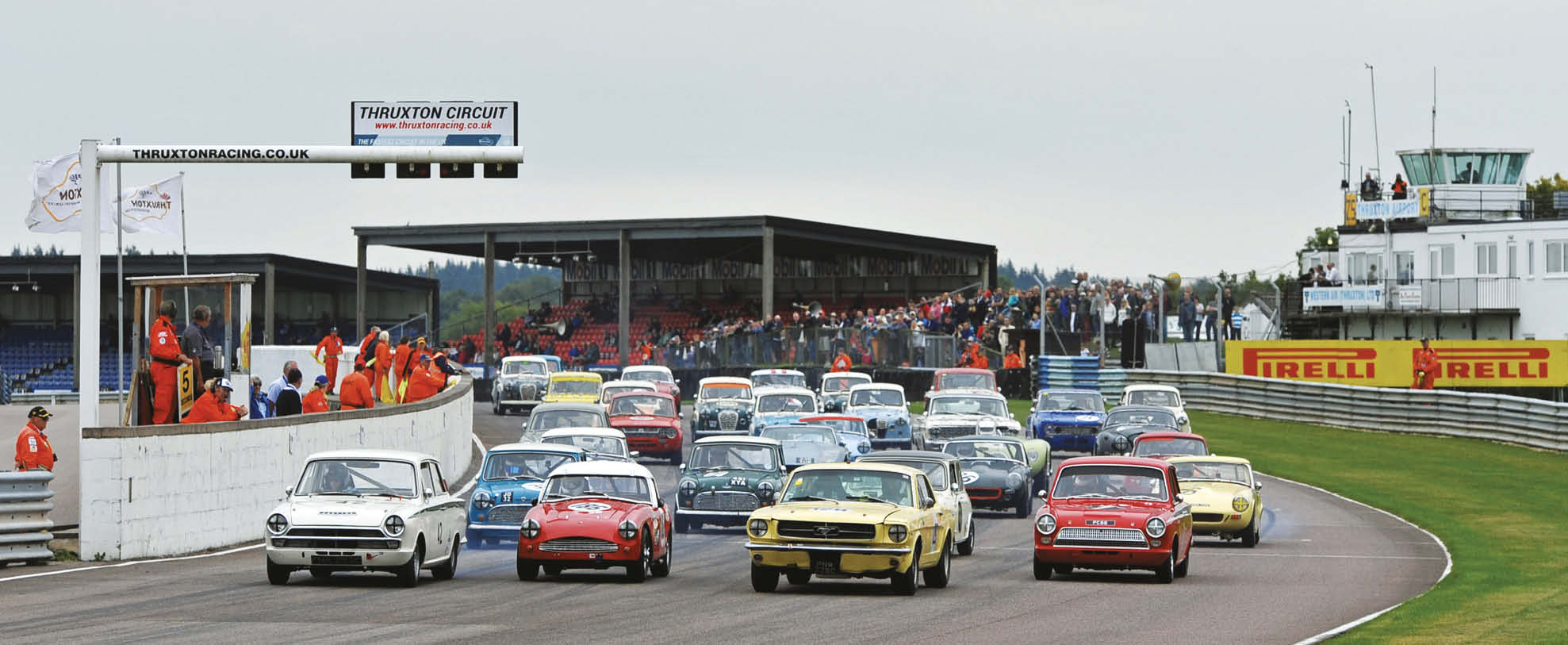 HRDC sports and saloon racers will take part in the Thruxton Celebration