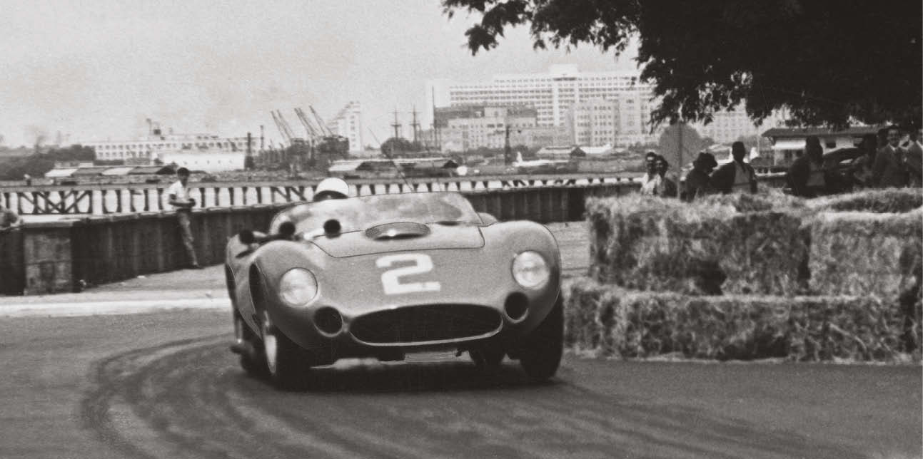 Stirling Moss in a 450S in 1957