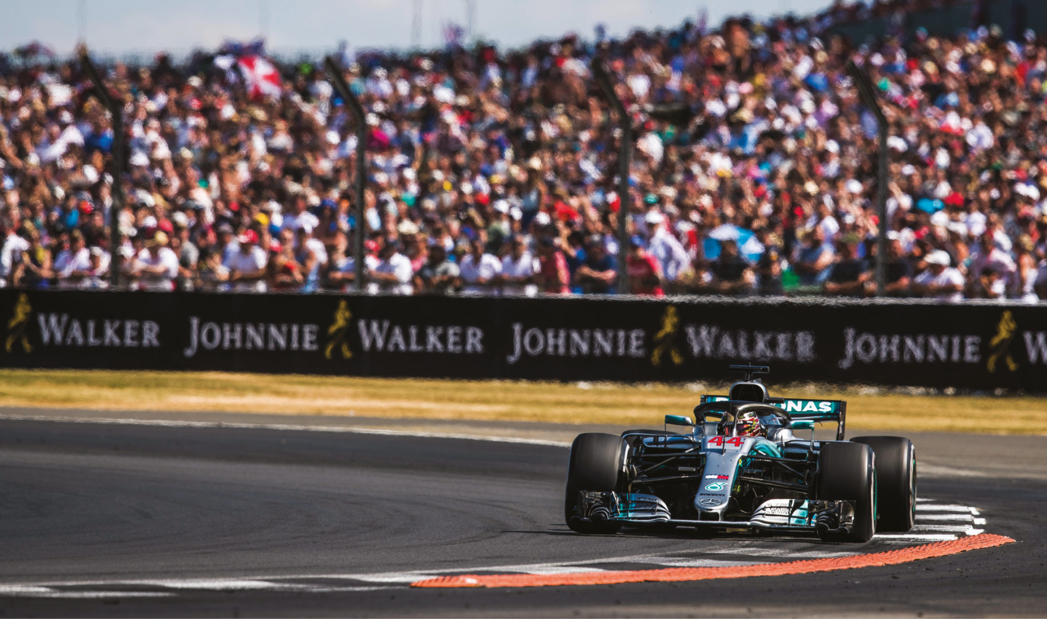 A master at home: Lewis Hamilton regularly finds a way of raising his game at Silverstone