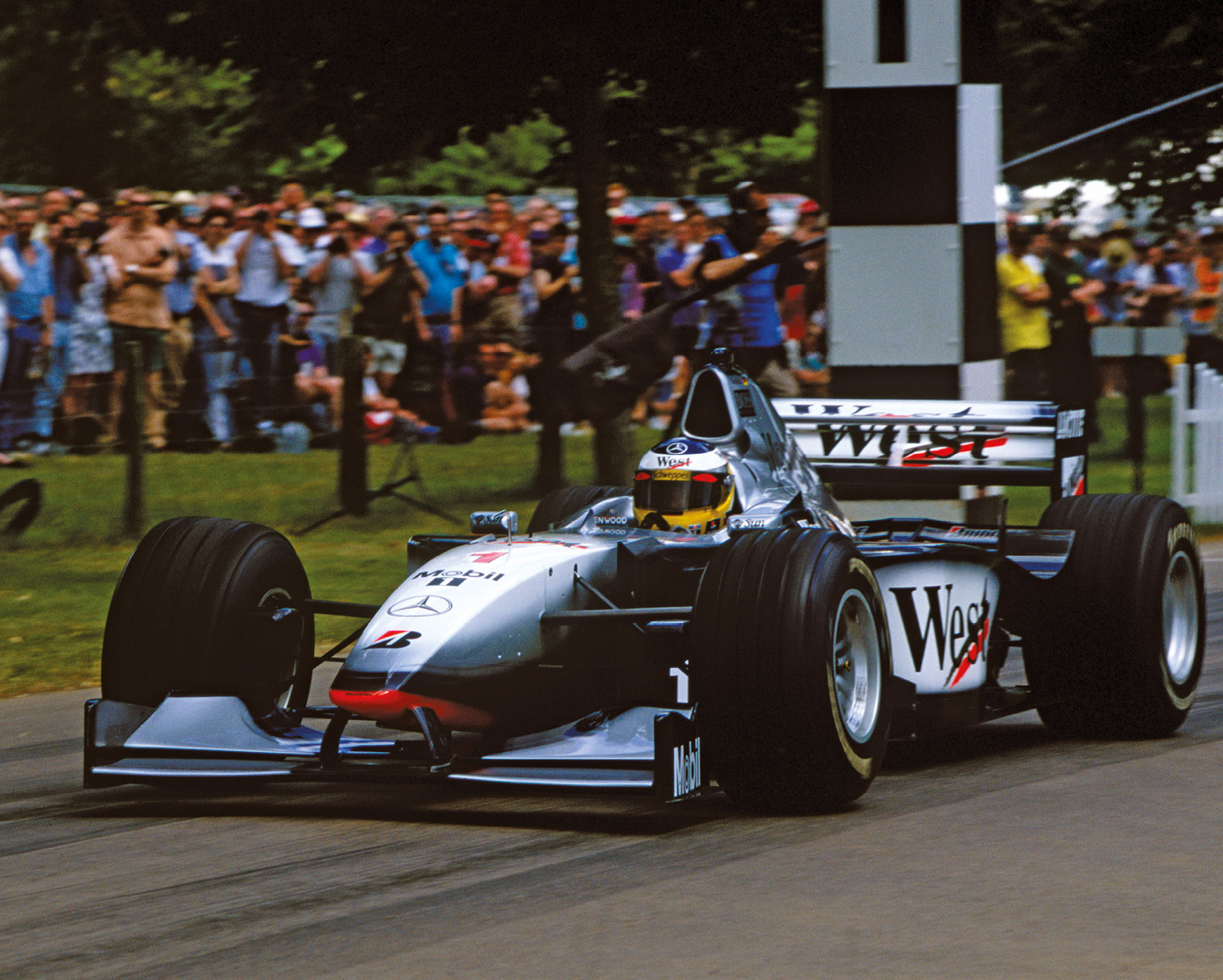 Blast off! Heidfeld was on maximum attack from the startline on his record run