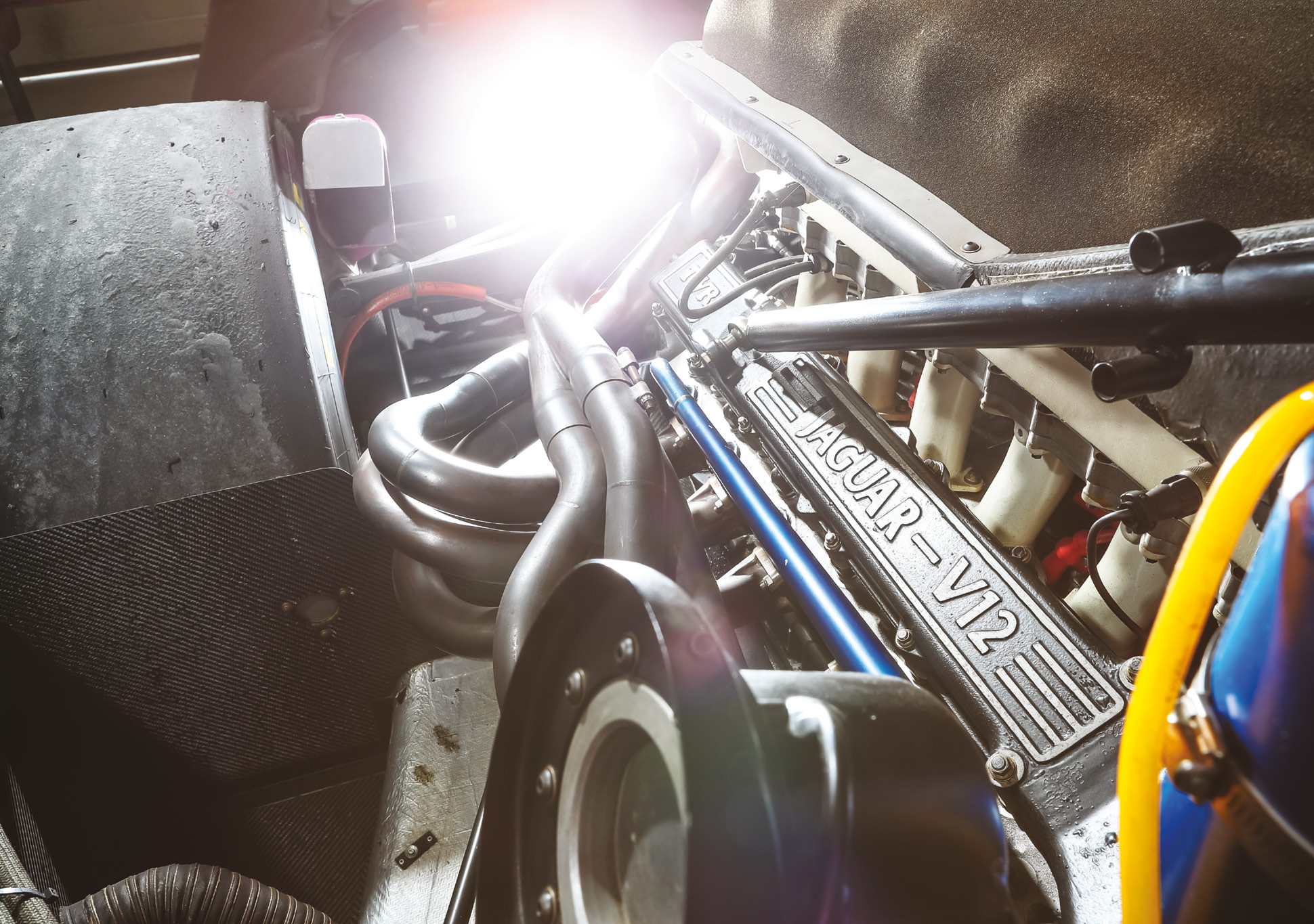 Big 7-litre V12 felt a bit like a pendulum behind the driver, but did allow for venturi tunnels