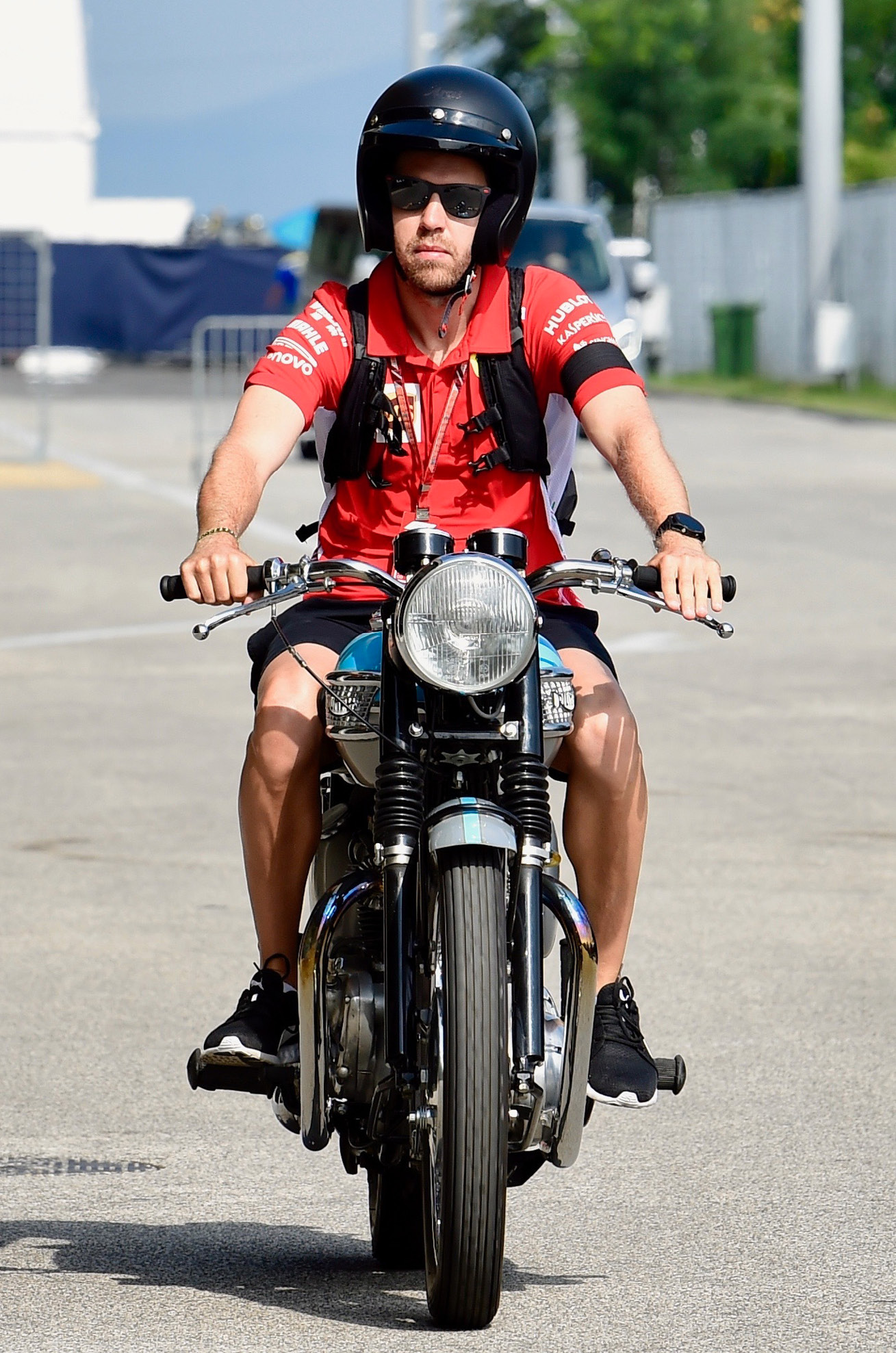 Vettel is an avid collector of classic motorcycles, particularly those from the 1970s