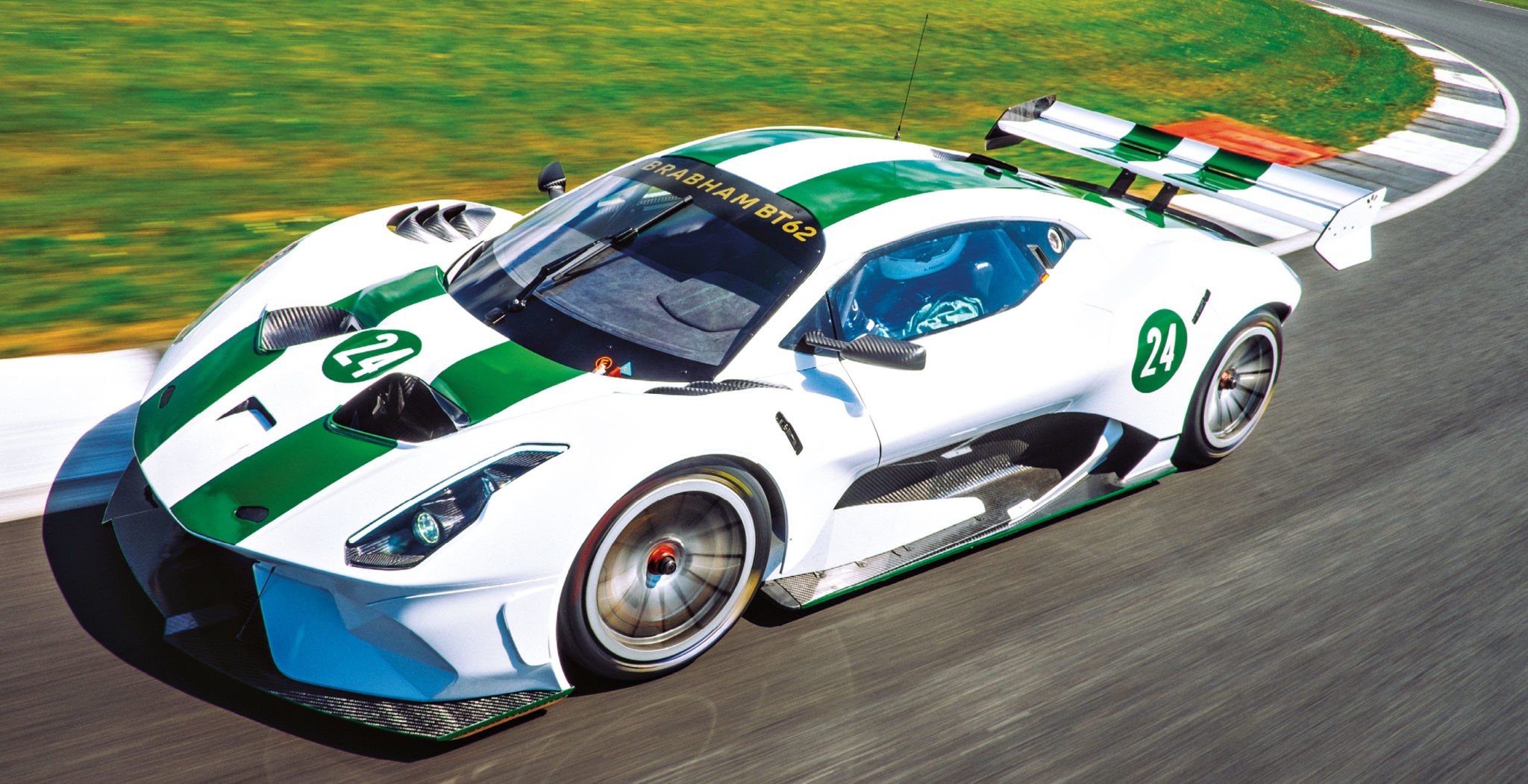 The BT62 weighs just 972kg and has a tonne of downforce