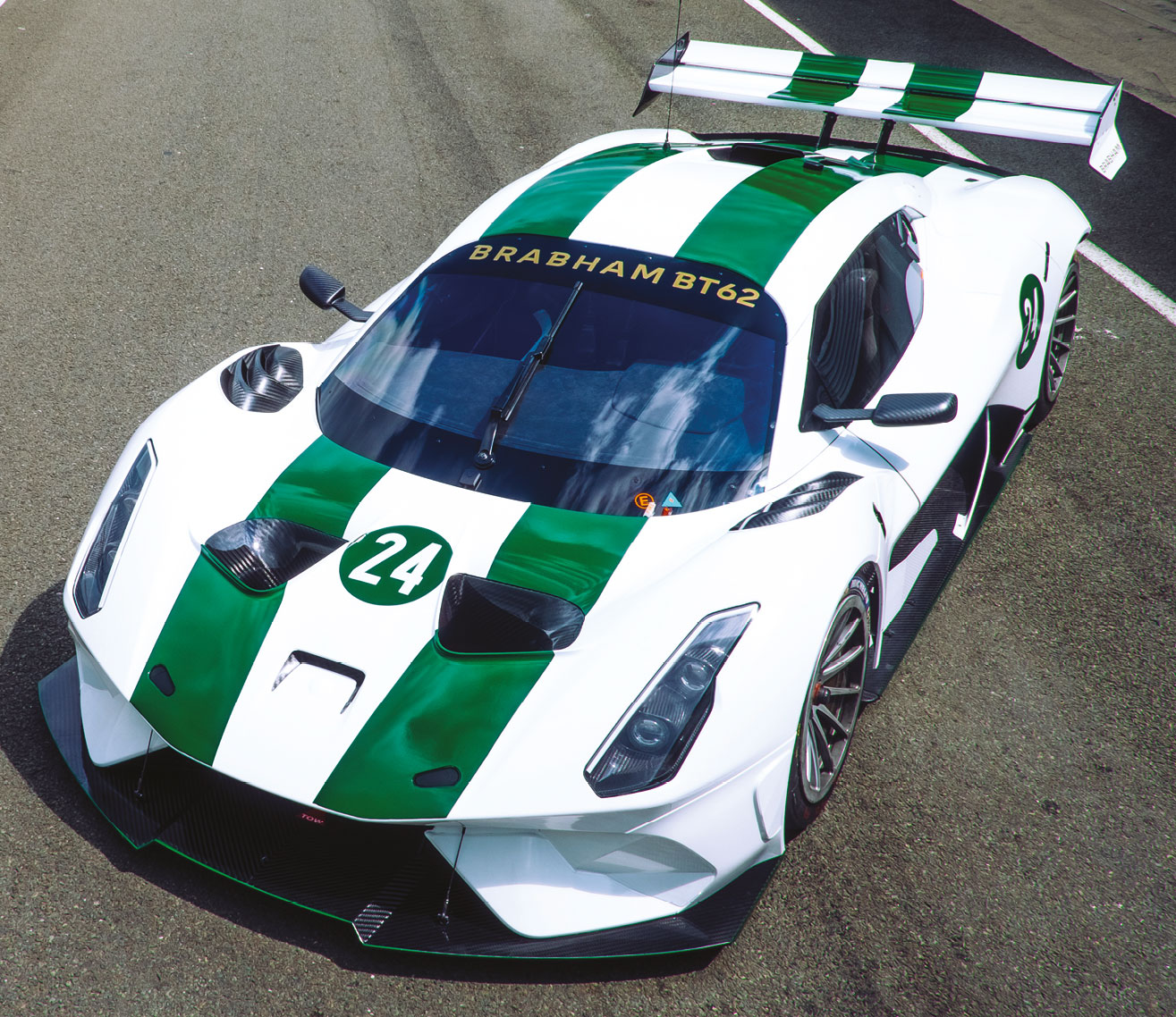 The BT62 is the first Brabham car since the ill-fated BT60B Formula 1 machine of 1992. The team wound up after that highly unsuccessful season