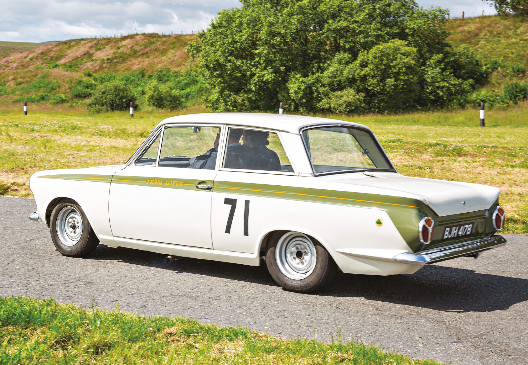 Clark's Cortina in a more tranquil setting, 55 years later