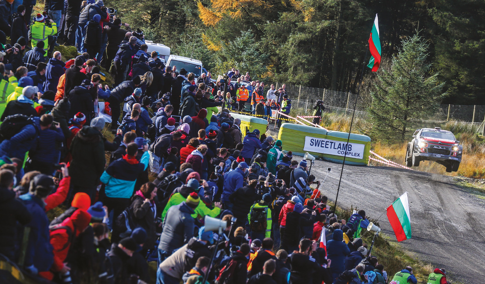 The Sweet Lamb Complex at Llanidloes is a favourite for rally fans, and for drivers, too