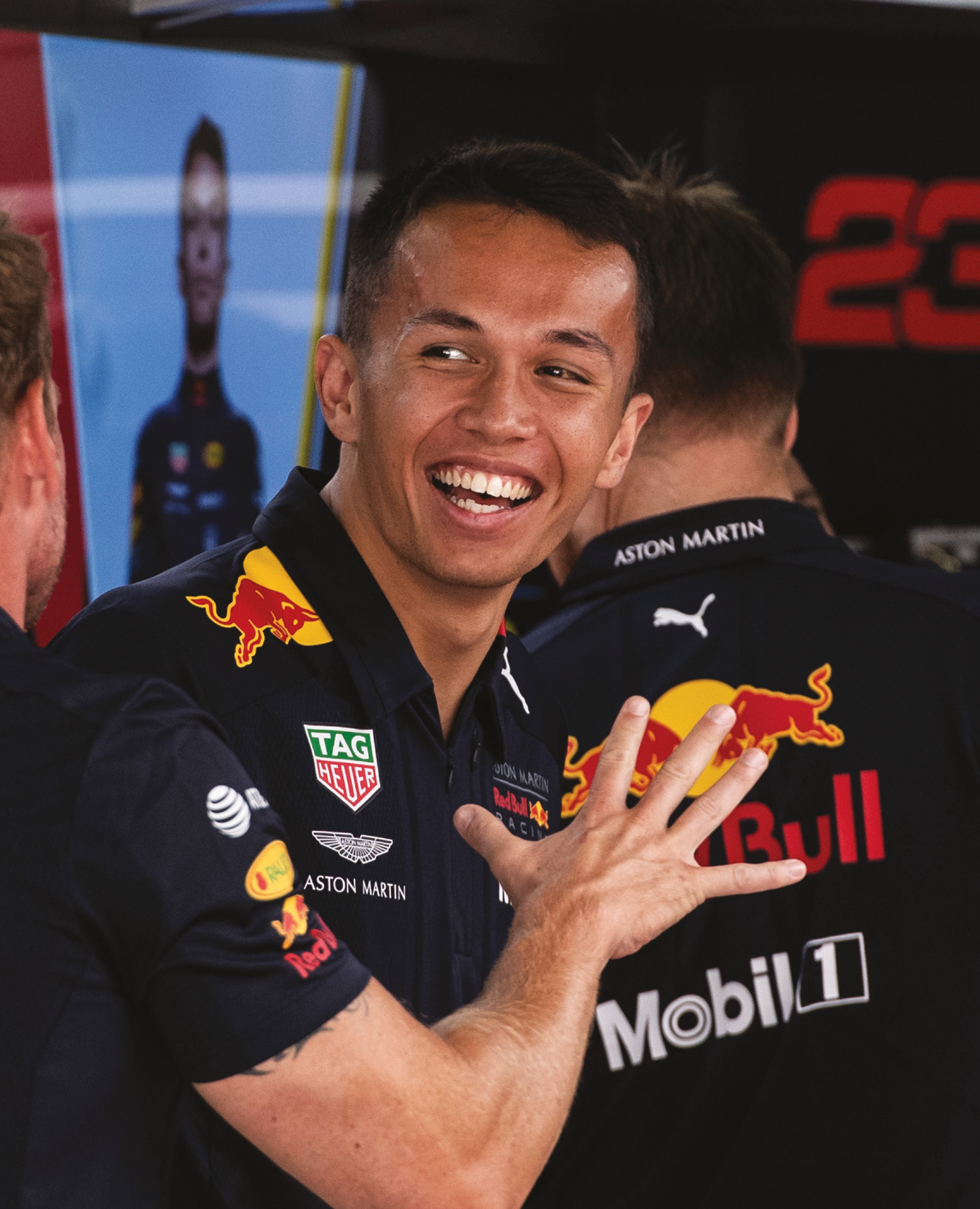 Runner-up in GP3, then third in Formula 2 last year, Albon is now in at the deep end with the Red Bull team