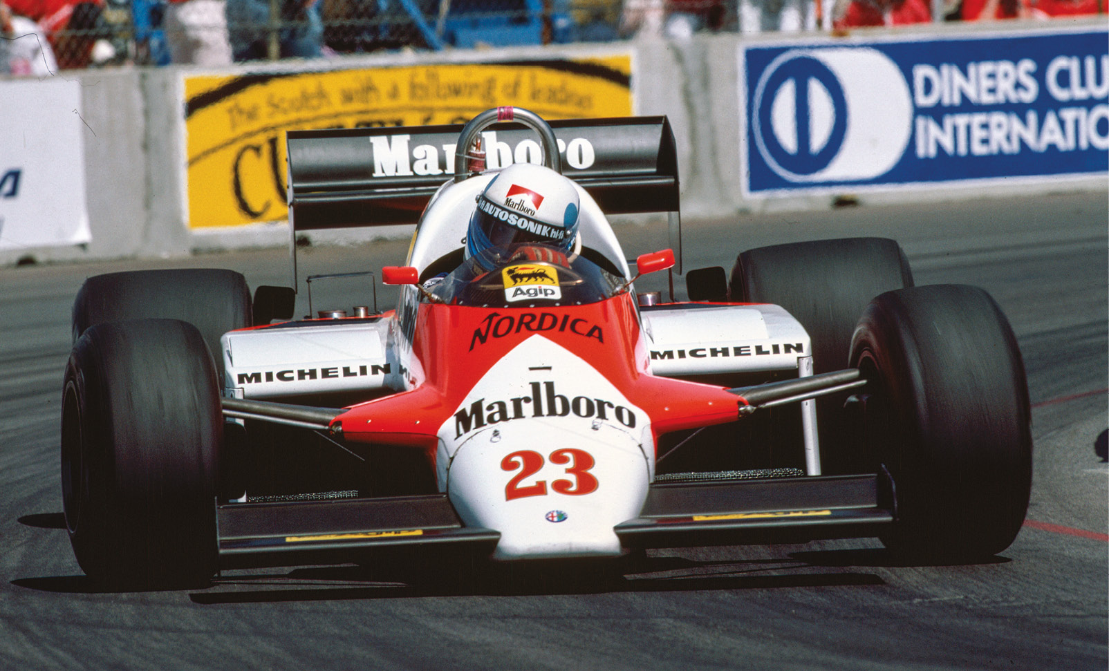 Mauro Baldi suffered twice as many retirements as finishes during Alfa’s dreadful 1983 F1 season