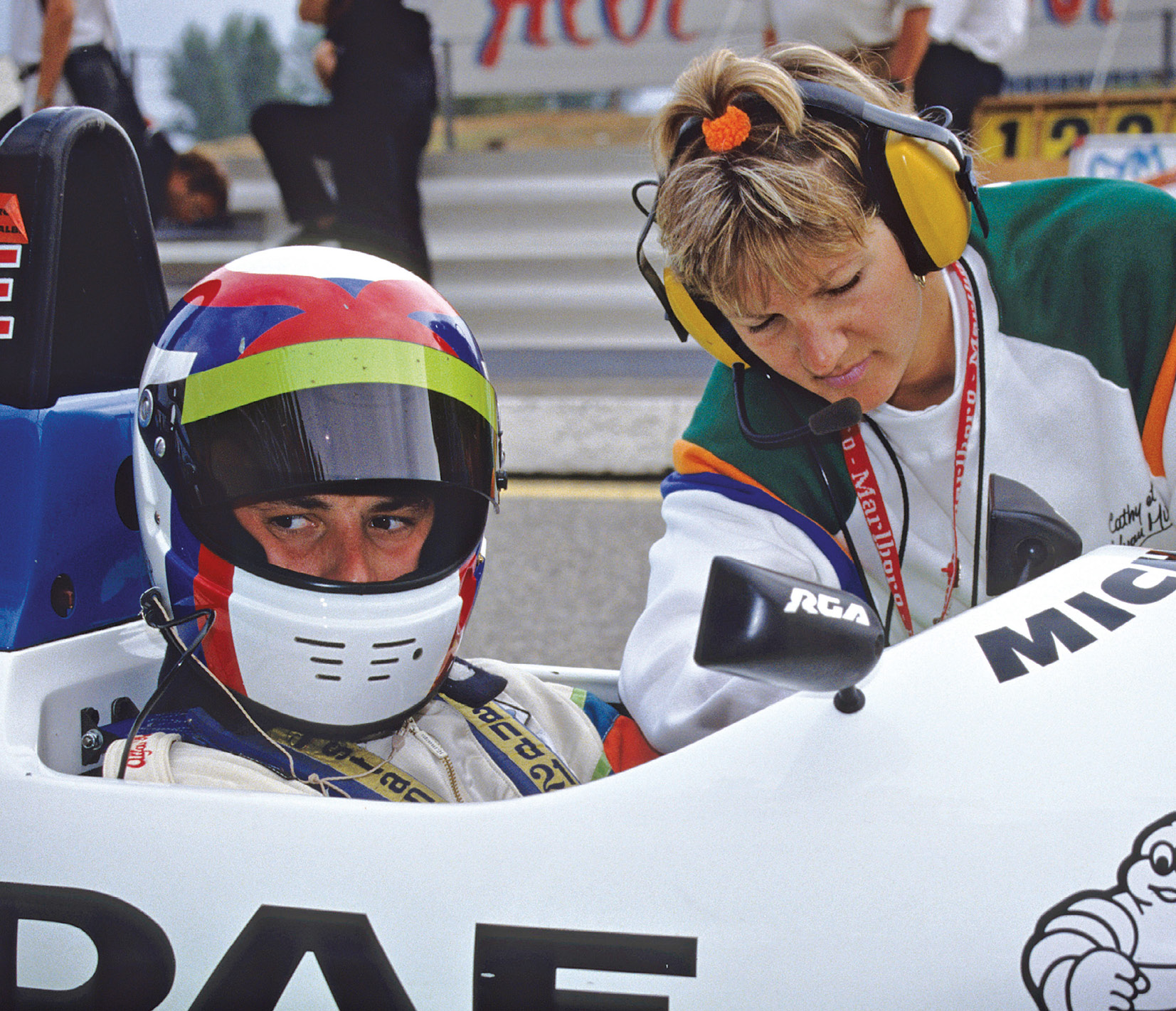 Yvan Muller only did a single F3000 season, in 1993, with Cathy on hand to support him