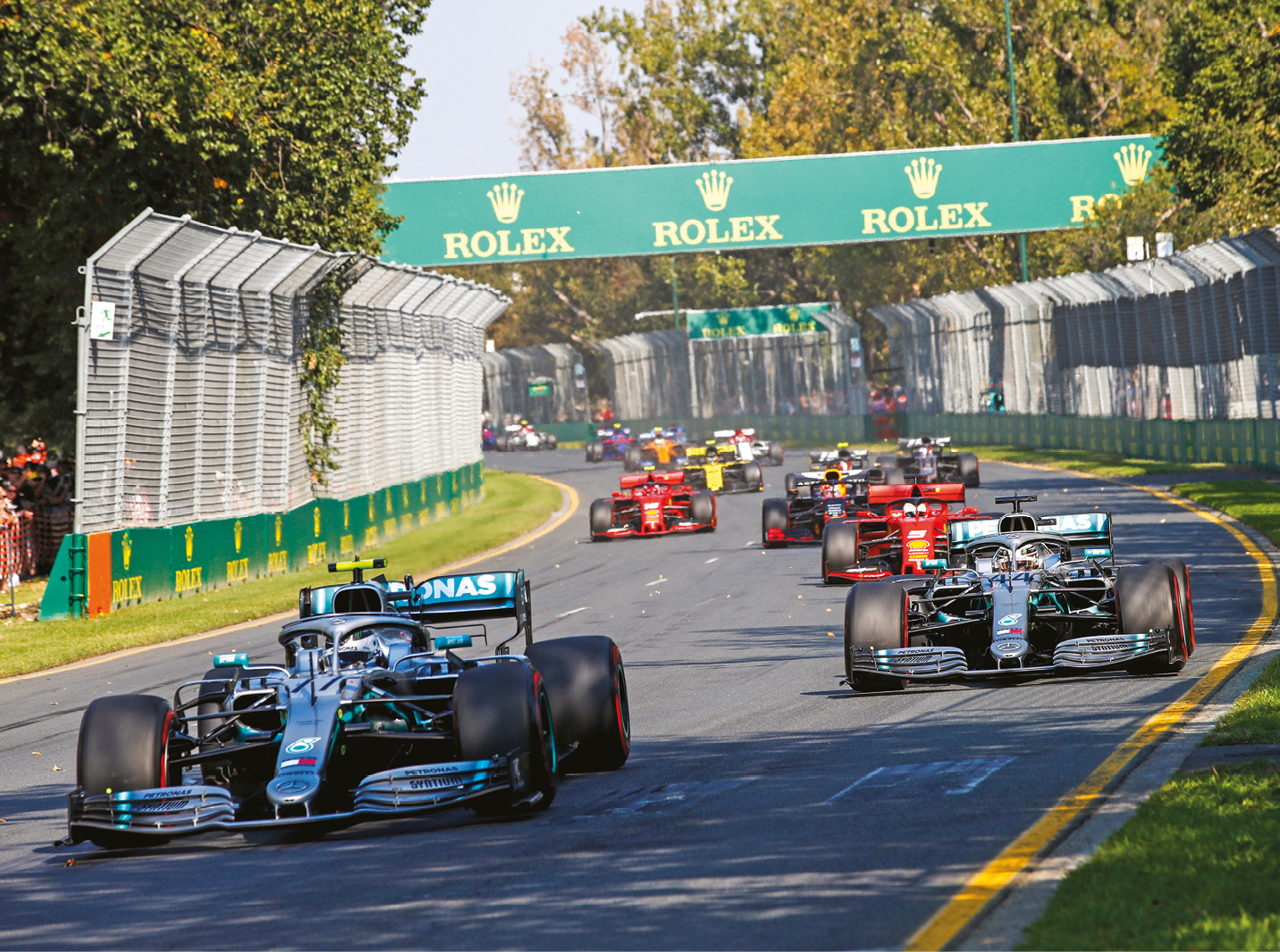 Bottas won in Australia, but soon lost momentum against Hamilton