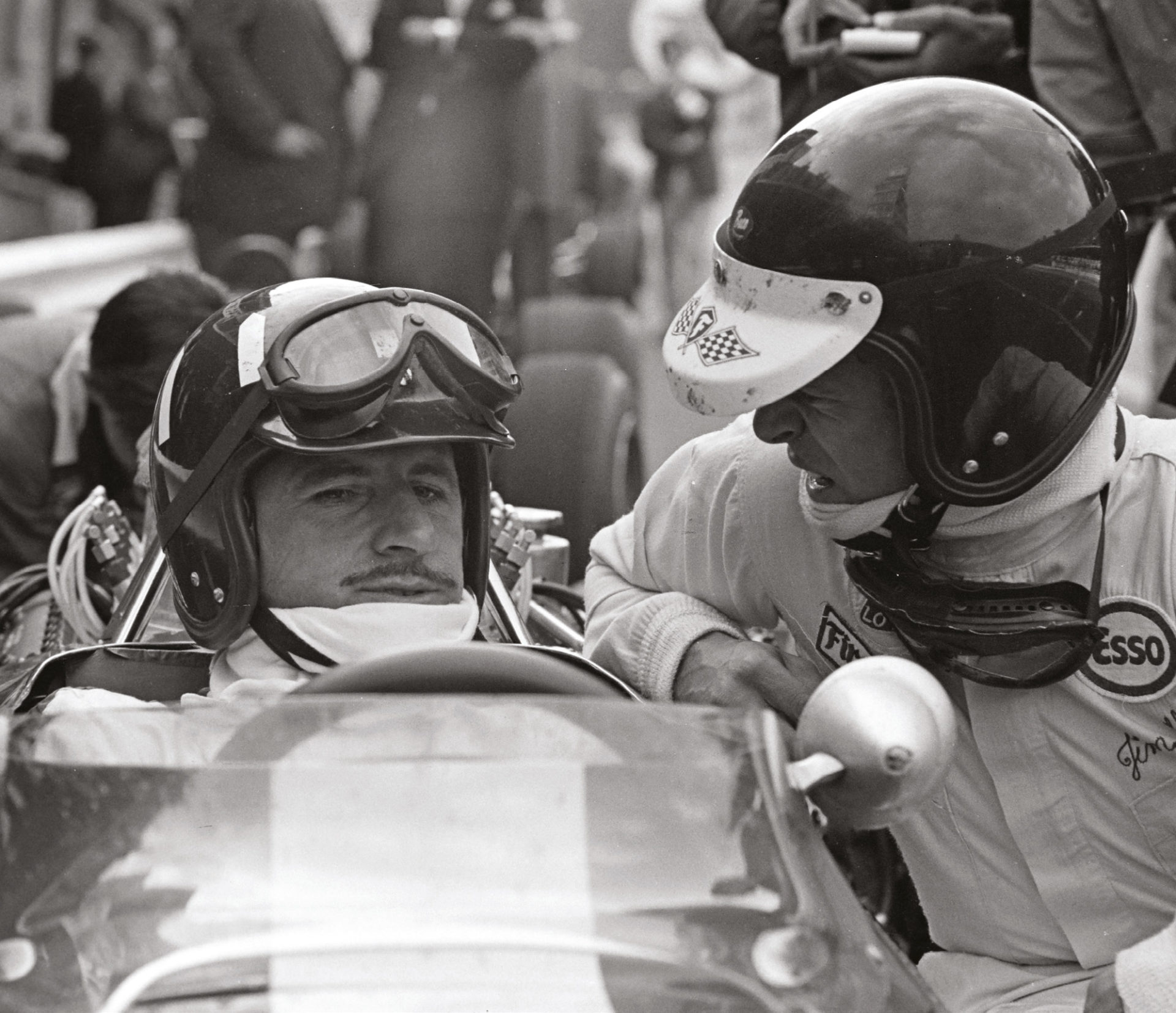 A rivalry based on the utmost respect: Graham Hill and Jim Clark were two giants of their era