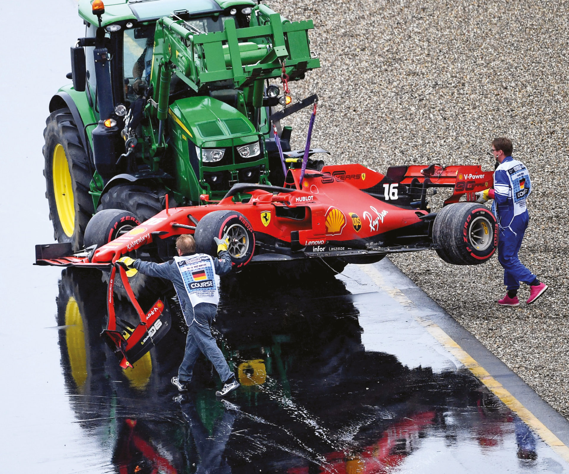 Leclerc throwing it off in Germany was one of Ferrari’s slip ups that gave ground to Mercedes and Hamilton