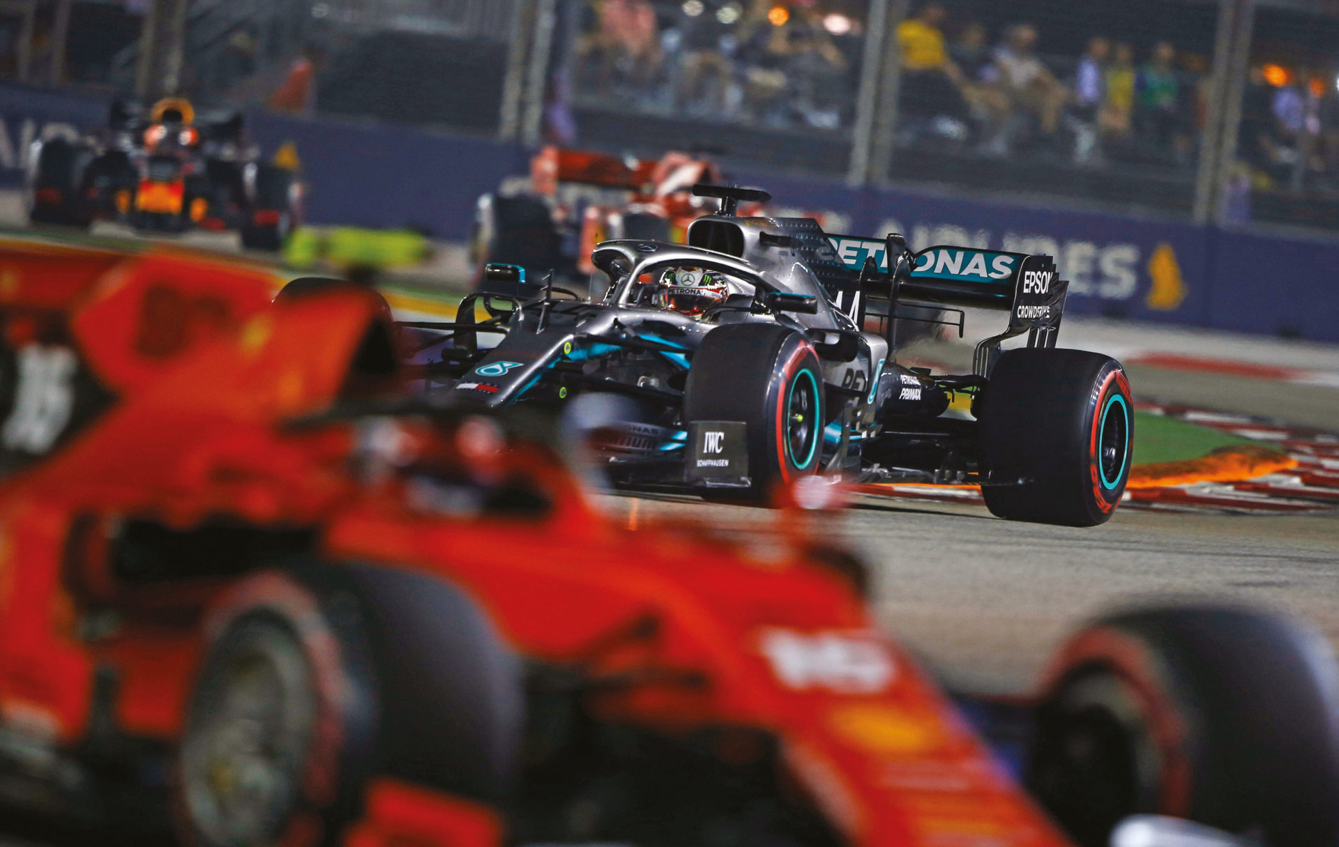 Mercedes struggled at the Singapore GP, where Ferrari secured its sole 1-2 of the season