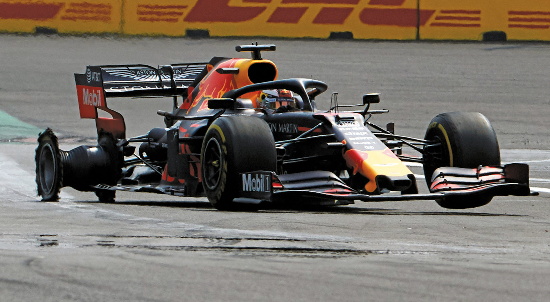 An early puncture for Verstappen wrecked his chances in Mexico