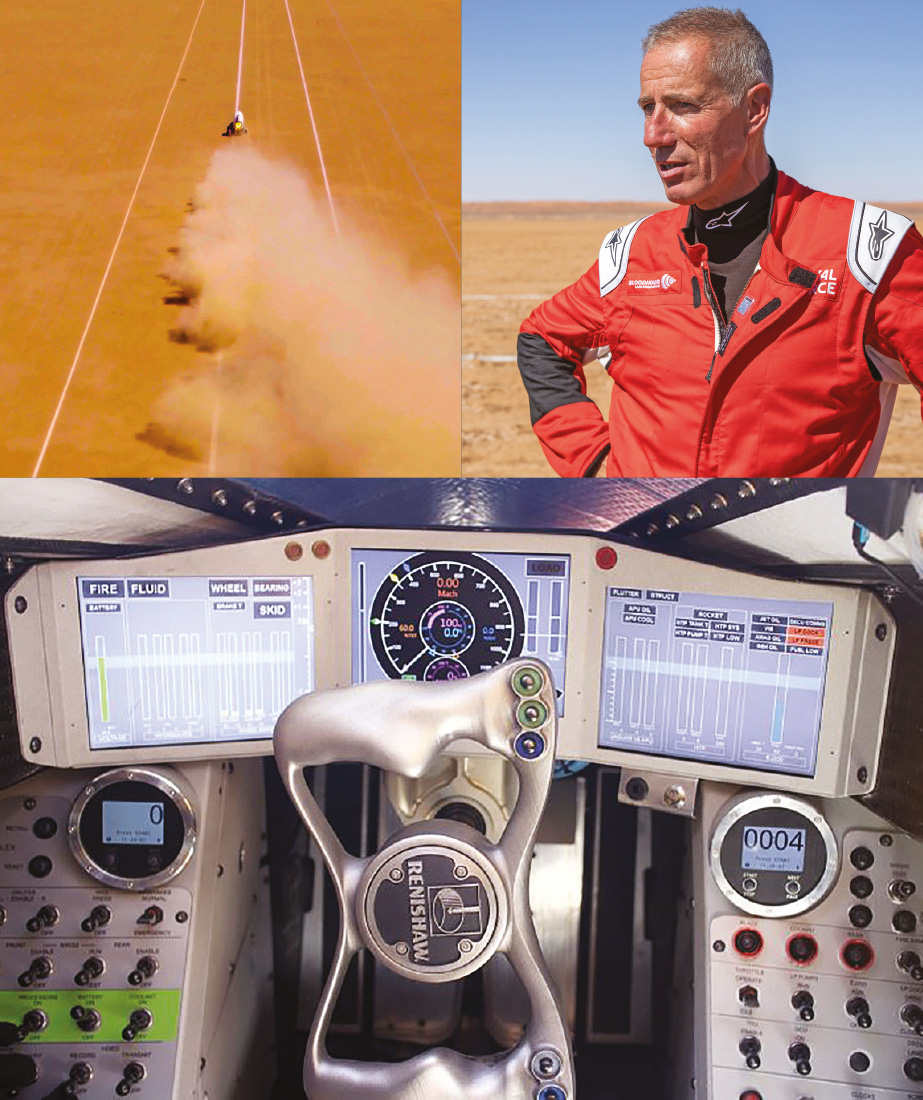 Wing Commander Andy Green has already taken Bloodhound above 600mph