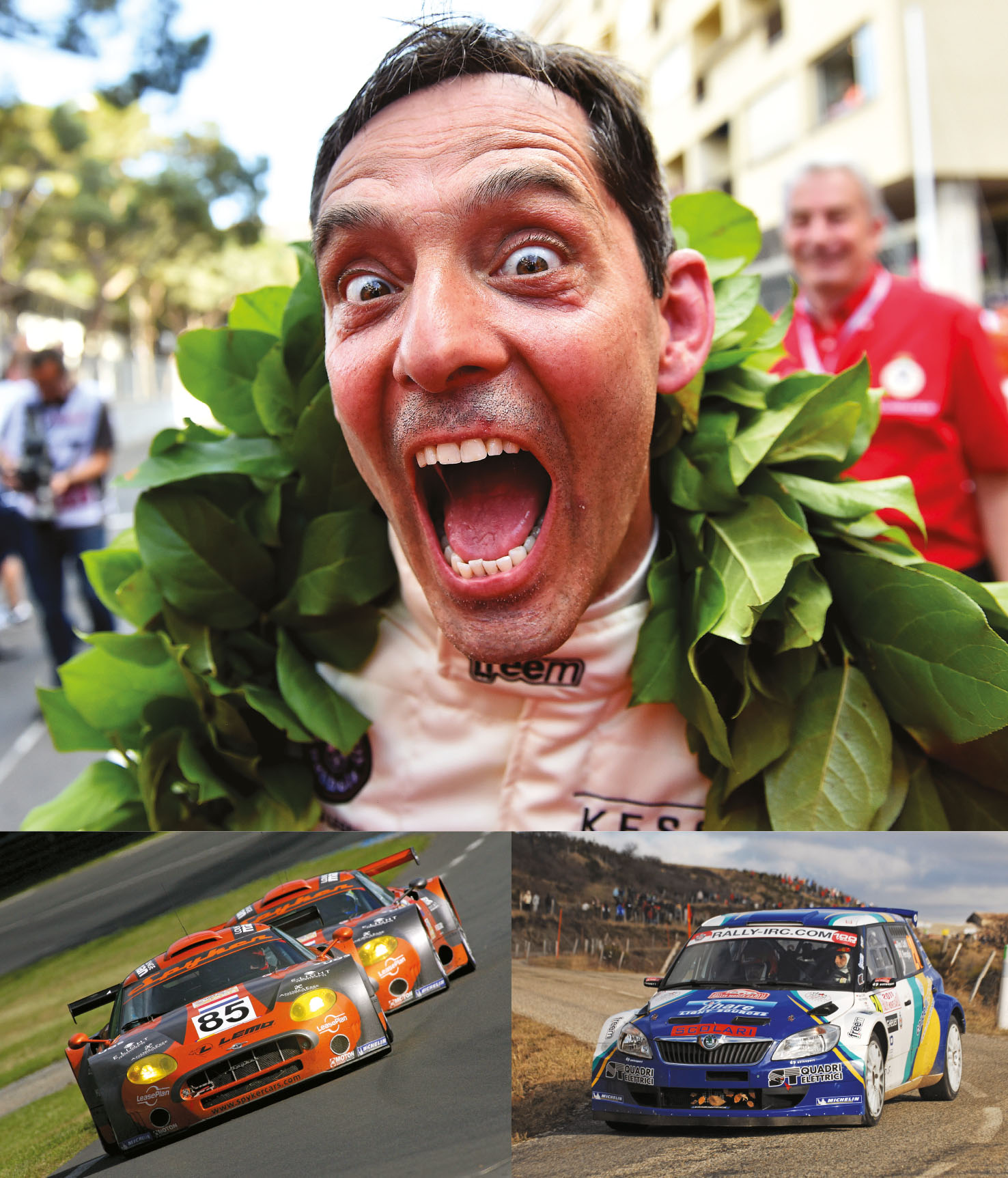 Caffi was a winner in the 2016 Monaco Historique. Le Mans with Spyker in 2007 and Intercontinental Rally Challenge with Škoda