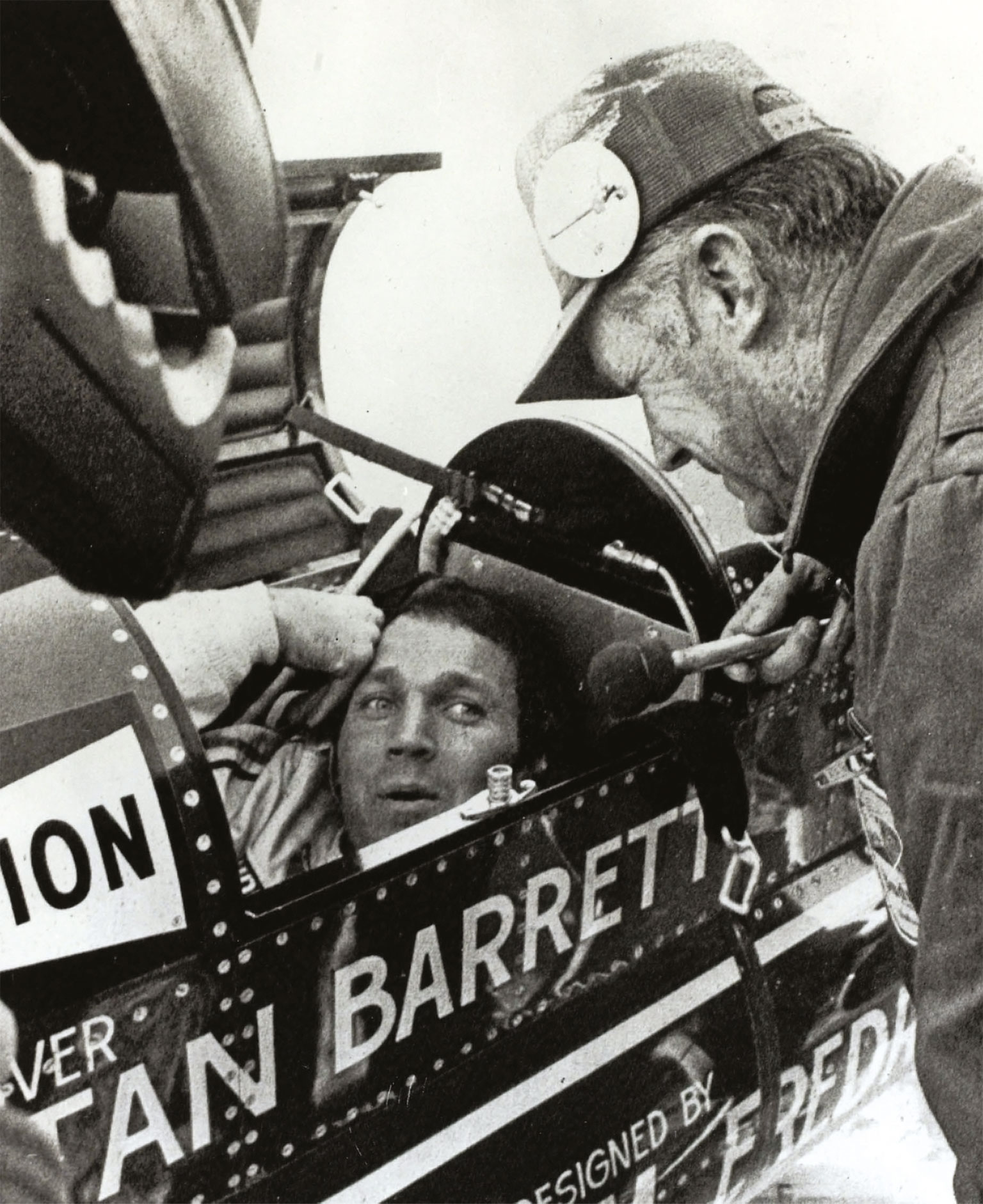 Stan Barrett was a film stunt man who had never driven faster than 150mph when he joined the Rocket record bid