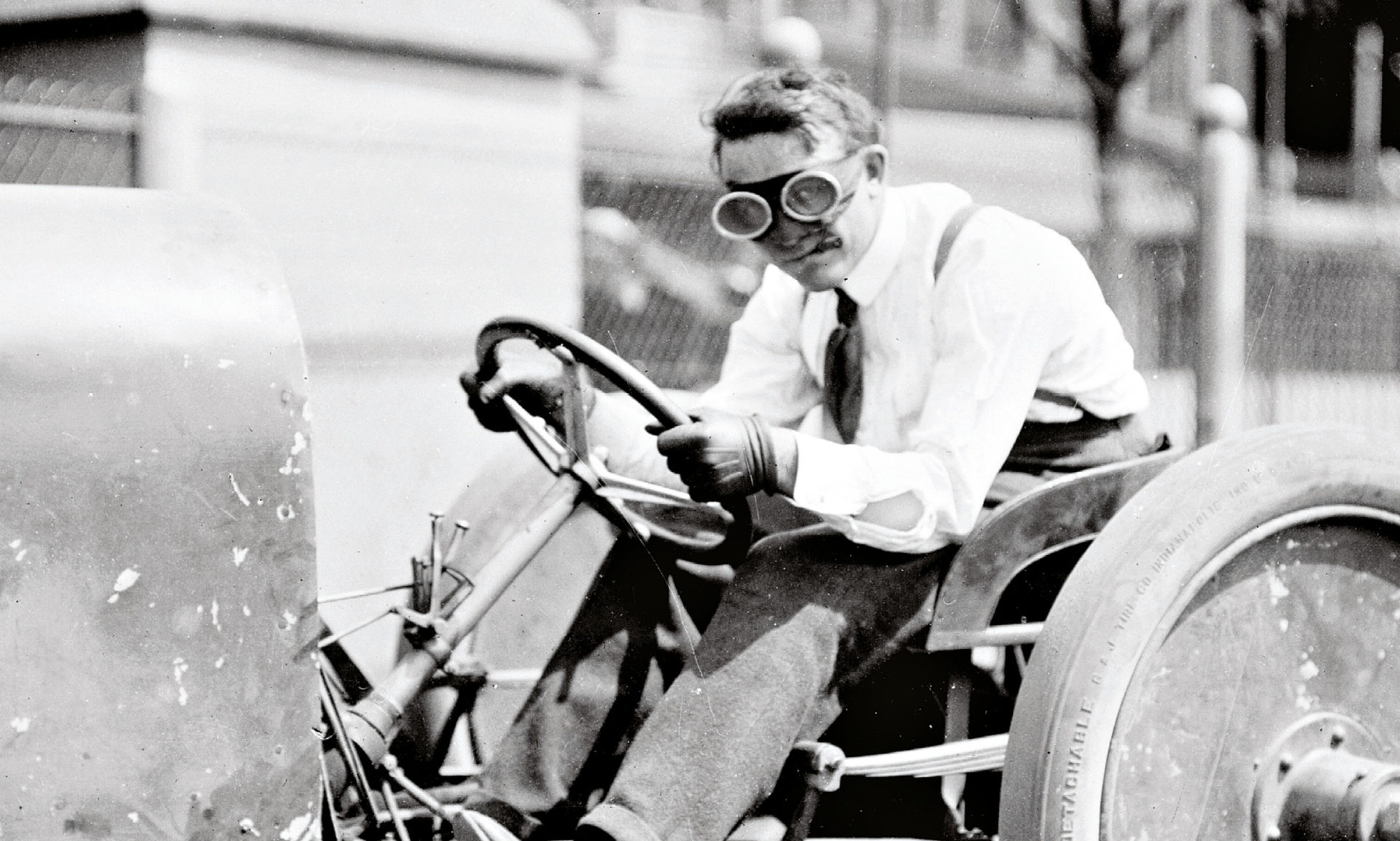 Barney Oldfield’s legacy includes inspiring many young drivers, including Karl Kimball