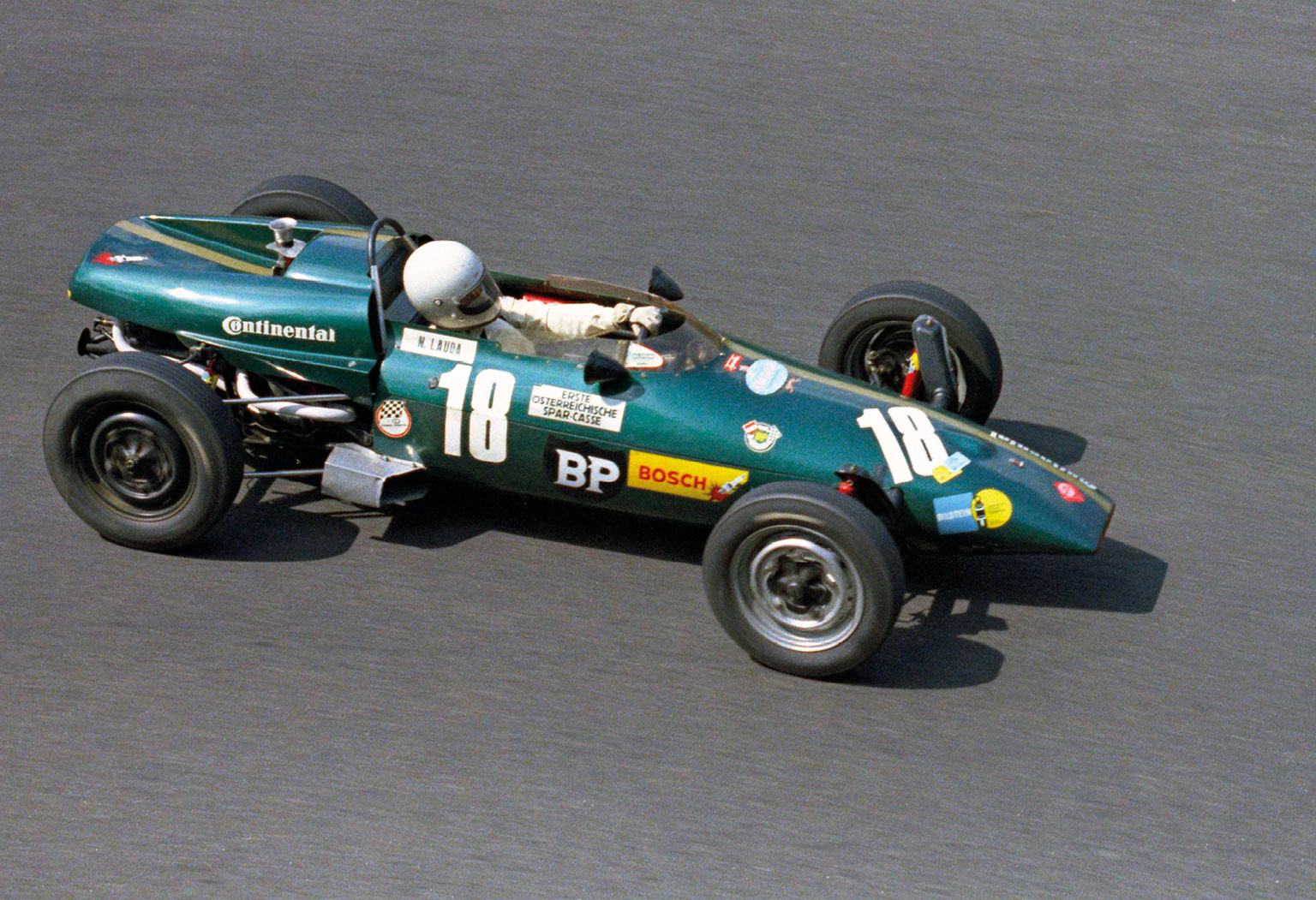 Lauda’s first single-seater exploits came in a works Kaimann Formula Vee, where he battled hard with Helmut Marko