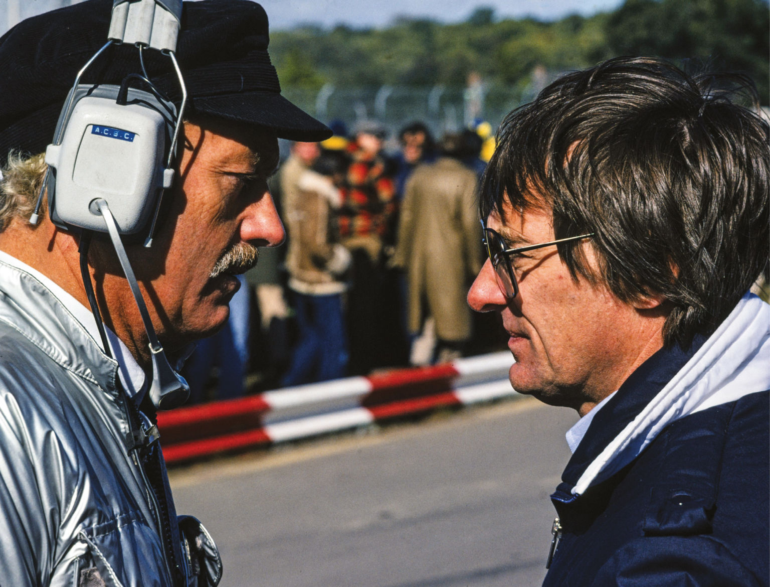 Two F1 titans at loggerheads, Colin Chapman and Bernie Ecclestone clashed over rules, as Peter Wright remembers