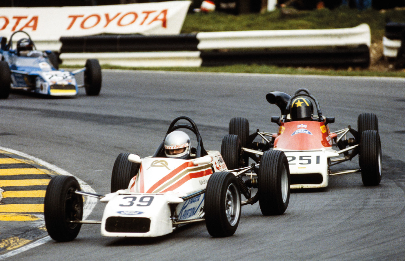 Harvey joined Formula Ford 1600 in 1983 with a Van Diemen. His current car is still number 39